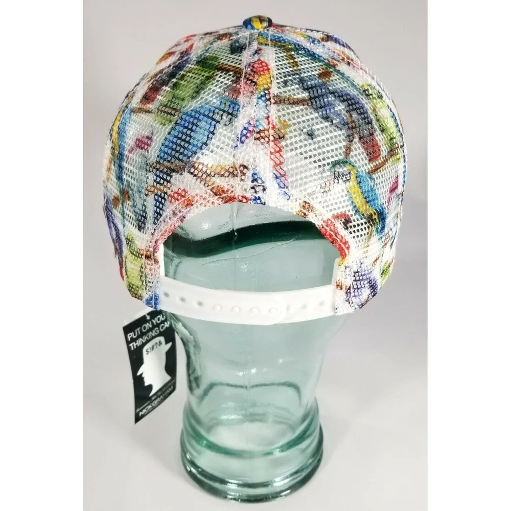 Nick Graham Trucker Parrot Head‎ (Buffet Margaritaville Style) Baseball Cap Hat
